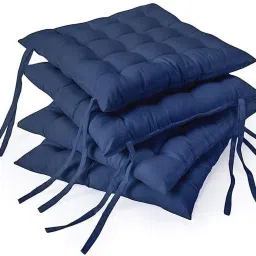 Square Chair Pad Seat Cushion Car Pad Office Chair Pad 16 inch X 16 Inch Cotton Solid Chair Pad Pack of 4-image-55