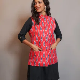Printed Women Waistcoat-image-49