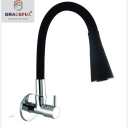 Flexible Black sink cock for kitchen sink Sink Tap Faucet-image-44