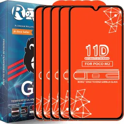 Roxel Edge To Edge Tempered Glass for Poco M2-18