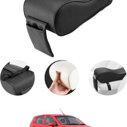 Universal Black Arm Pain Releif Armrest/Handrest With Phone Holder For Car-234 Car Armrest Cover-image-77