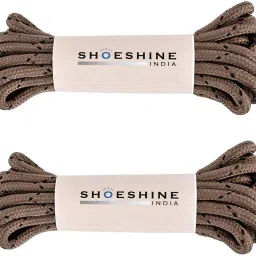 SHOESHINE Round Boot Lace Casual Hiking Shoelace 180cm 4mm Chiku Black line Shoe Lace-image-56