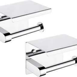304 Grade Stainless Steel Toilet Paper Napkin Holder with Mobile Phone Stand Stainless Steel Toilet Paper Holder-image-64