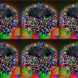 58 LEDs 15.5 m Multicolor Steady Bulb Rice Lights-picture-21