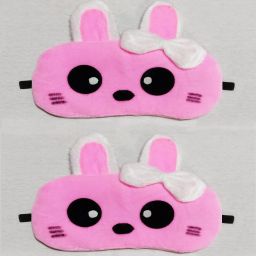 Super Soft & Smooth Eye Mask for Men Women Girls Boys Kids - White Eye Mask Model No.27-27-40