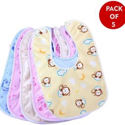 New Born Baby cotton Bibs – Super Absorbent, Gentle to Baby Delicate Skin-image-62