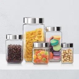 croco jar Glass Grocery Container- 1000 ml image 5