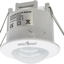 amiciSmart 360° PIR Motion Sensor, Recessed Mounting Motion Detector Switch with Adjustable Smart Switch-23