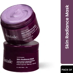 Detan Skin Radiance Mask, With Lactic Acid & Brazilian Purple Clay, Removes Tan-12