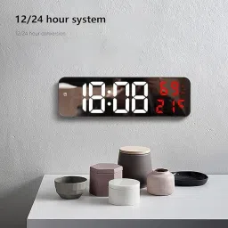 zeqon Analog Black Clock image 2