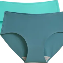 Pack of 2 Women Hipster Light Green, Blue Panty-image-31