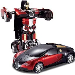 Battery Operated Toy Car to Robot with Light Sound for Kids 2-8 Indoor Outdoor-image-82