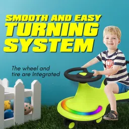 Musical Front Lights with Backrest Superior Quality Smooth Wheels Rideons & Wagons Non Battery Operated Ride On-0
