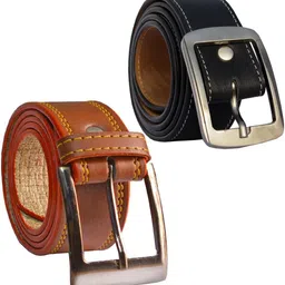 loopa Men Formal Multicolor Synthetic Belt-picture-3