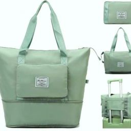 Green Men & Women Tote Folding tote bag sling bag travel bag for girls and women-image-91