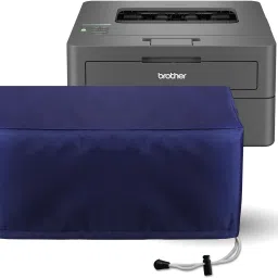 Cranique Dust Proof Printer Cover for Brother HL-L2440DW / HL-L2460DW / HL-L2400D - Blue Printer Cover-image-3