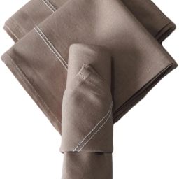 Vissage Pack of 3 Handkerchiefs (Men) : Cotton ["Brown"] Handkerchief-image-82