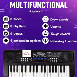 space age Kids Keyboard Piano, 37 Keys Piano Keyboard with Power Option image 4