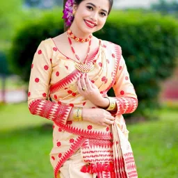 Woven Mekhela Chador Silk Blend Saree-image-70