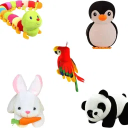 white-rbbt, black- penguin,rd-part, cater-pler, cute-pnda - 25 cm-image-19