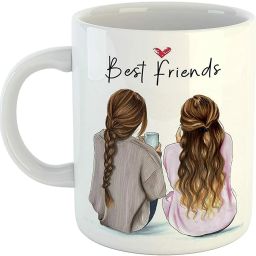 Best Friends Printed Gift for Friend | Birthday | Brother| Sister| | Ceramic Coffee Mug-19