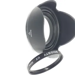 BOOSTY BRANDED 52mm Flower Shape Lens Hood For D3200 D40 D3000 D5100 D3100 D60 D5000 18-55mm f/3.5-5.6. with 52mm Saftey uv Lens FilterLens Hood-image-24