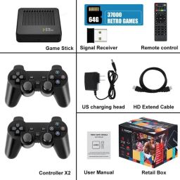 PSS Video Games for Kids,TV Video Games Console, Built-in 5000 Classic Games 2.4 GB with Yes-35