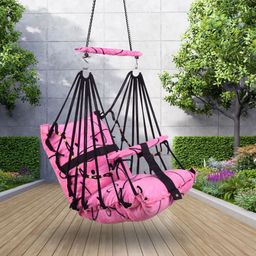 toyafox Cotton baby swing for Kids children chair jhula 1-6 Years Folding & Washable Swings-picture-4