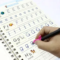 Magic Practice Copybook for Kids, Reusable 4 BOOK WITH 10 REFILL (Multicolor)-picture-25