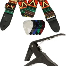 Guitar Strap with Quick Change Metal Capo Guitar Belt For All Types of Guitar Clutch Guitar Capo-picture-11