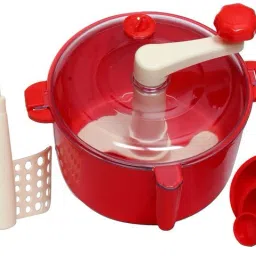 eco shopee COMBO OF RED ROTIMAKER WITH RED DOUGH MAKER Roti/Khakhra Maker image 3