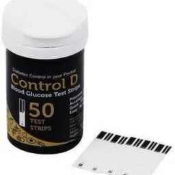 Control D 50 Sugar strips 50 Glucometer Strips image 2