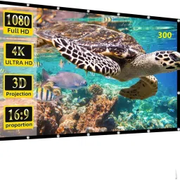 ZIOZY 300-inch Large Projector Screen 16:9 Hanging Projection Movie Washable Fold-able Projector Screen (Width 664 cm x 374 cm Height)-20