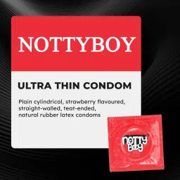 nottyboy Extra Dots, Strawberry & Over Time Delay s Condom image 4