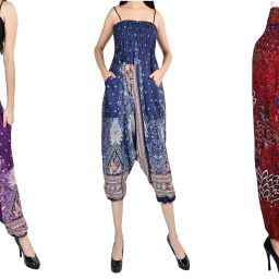 Printed Rayon, Cotton Women Harem Pants-image-41
