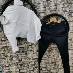 Men Cotton Blend Shirt Pant Set-image-73