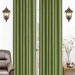 274 cm (9 ft) Polyester Semi Transparent Long Door Curtain (Pack Of 2)-image-7