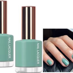 adjd Combo Shine & Breathable Nail Polish, Quick Dry Mint green Mint green-picture-27