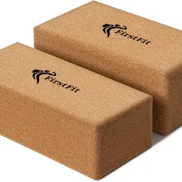 Yoga Block, Non-Slip and Supra Grip Natural Cork Yoga Brick Yoga Blocks-picture-2