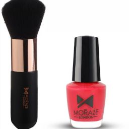 Combo Pack Of Mini Nail Polish With Makeup Brush-6