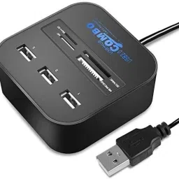 MESHIV 3 Port USB 2.0 Big Combo HUB with Card Reader-33