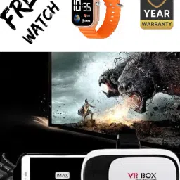 hemnt Virtual Reality Headset Glasses with free watch 5.5 GHz AM4 1 Core Processor Designed for Mobile-13