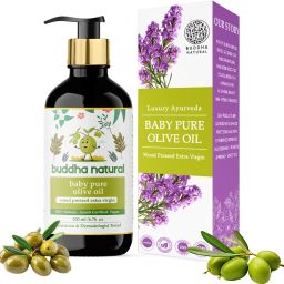 Baby Olive Oil Cold Pressed Extra Virgin- (150 ml) - Hydrate Skin & Shiny Hair Hair Oil-image-67