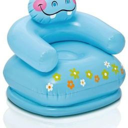 Inflatable PVC Animal Chair Blue Inflatable Sofa/ Chair-13