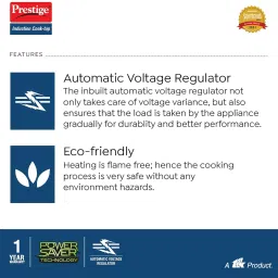 prestige 1200 W Induction Cooktop Push Button image 5
