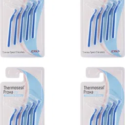 THERMOSEAL PROXA NS (NARROW SPACE) BRUSH - PACK OF 4 Soft Toothbrush-1