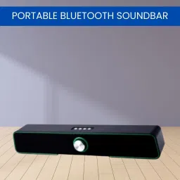 Clairbell Bluetooth (PORTABLE HOME TV SOUNDBAR) Dynamic Thunder Sound 2400mAh BatteryY189 20 W Bluetooth Soundbar-image-49