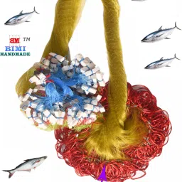 bimi handmade Finger 24 MM Gill Net Fishing Net image 3