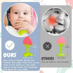 MSN BABY BORN 2 SPOON BOTTLE, 2 TEETHER FEEDER BOTTLE BABY USE, MULTICOLOR Feeder-image-0