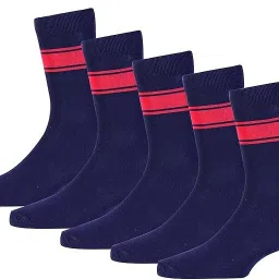 AMBIKASTORES Blue Uniform Sock-11